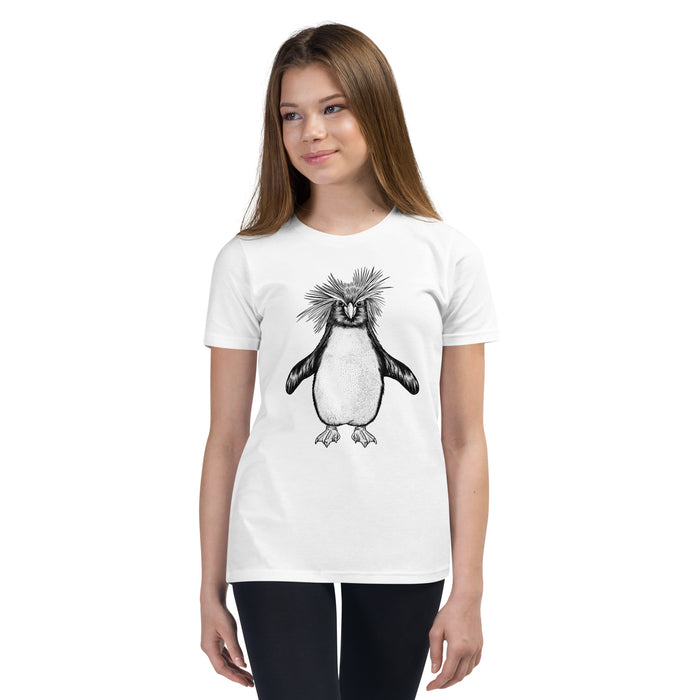 Unisex Penguin Silver Star T-Shirt - Youth