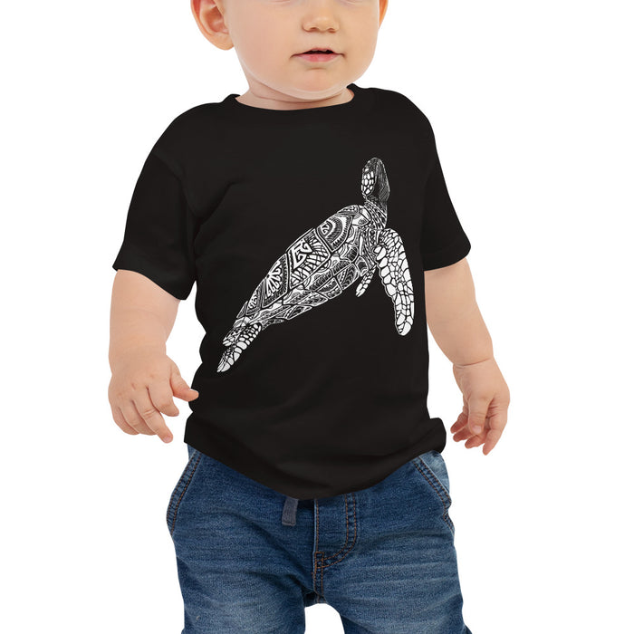 Unisex Turtle Silver Star T-Shirt - Baby