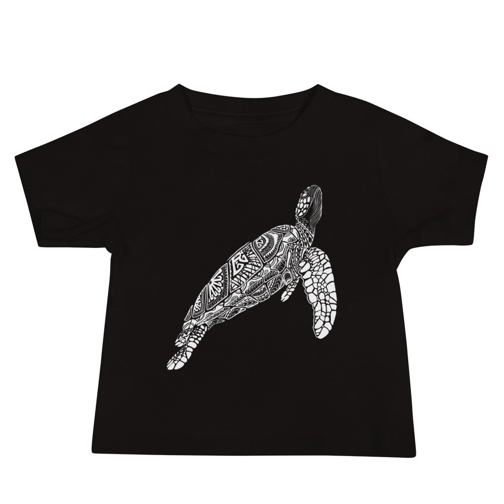 Unisex Turtle Silver Star T-Shirt - Baby