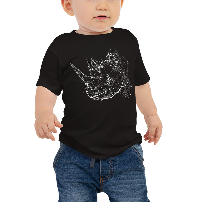 Unisex Rhino Silver Star T-Shirt - Baby