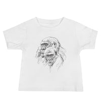 Unisex Gorilla Silver Star T-Shirt - Baby