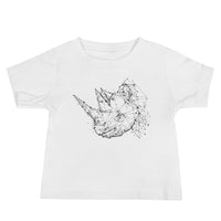 Unisex Rhino Silver Star T-Shirt - Baby
