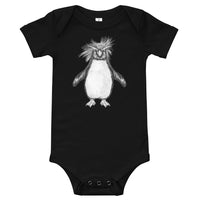 Unisex Penguin Silver Star Onesie - Baby