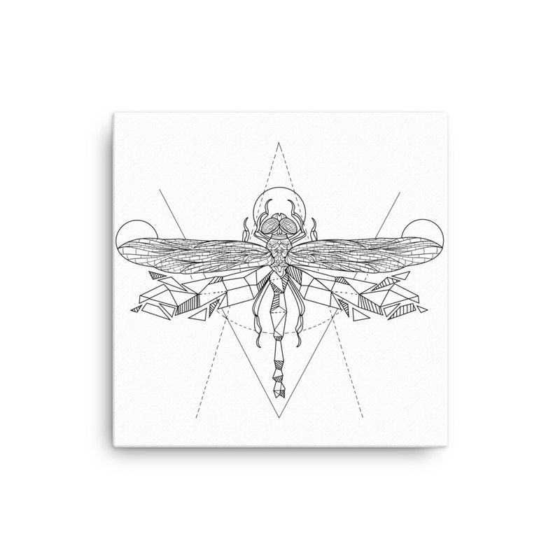 Dragonfly Bronze Star Canvas