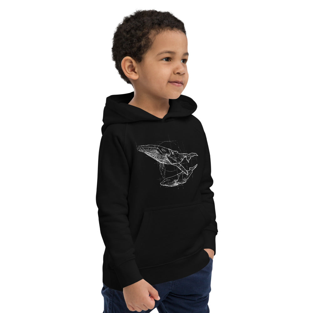 Unisex Whale Gold Star Hoodie - Youth/Toddler