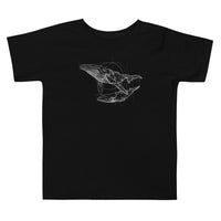 Unisex Whale Silver Star T-Shirt - Toddler