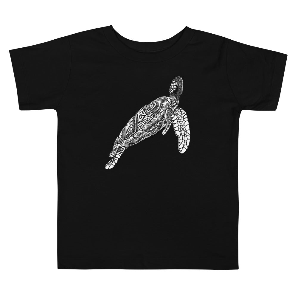 Unisex Turtle Silver Star T-Shirt - Toddler