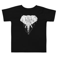 Unisex Elephant Silver Star T-Shirt - Toddler