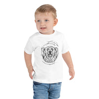 Unisex Polar Bear Silver Star T-Shirt - Toddler