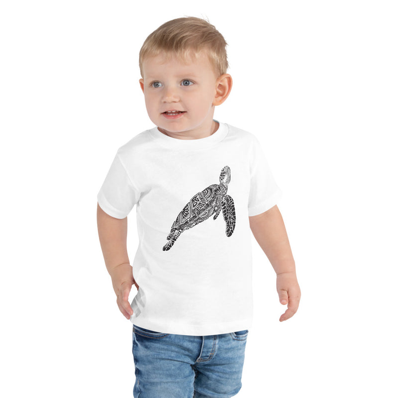 Unisex Turtle Silver Star T-Shirt - Toddler