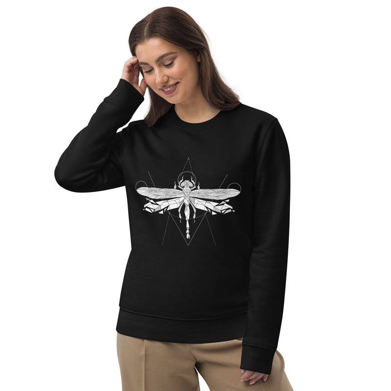 Unisex Dragonfly Gold Star Sweatshirt - Adult