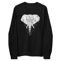 Unisex Elephant Gold Star Sweatshirt - Adult