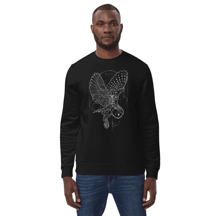 Unisex Owl Gold Star Sweatshirt - Adult