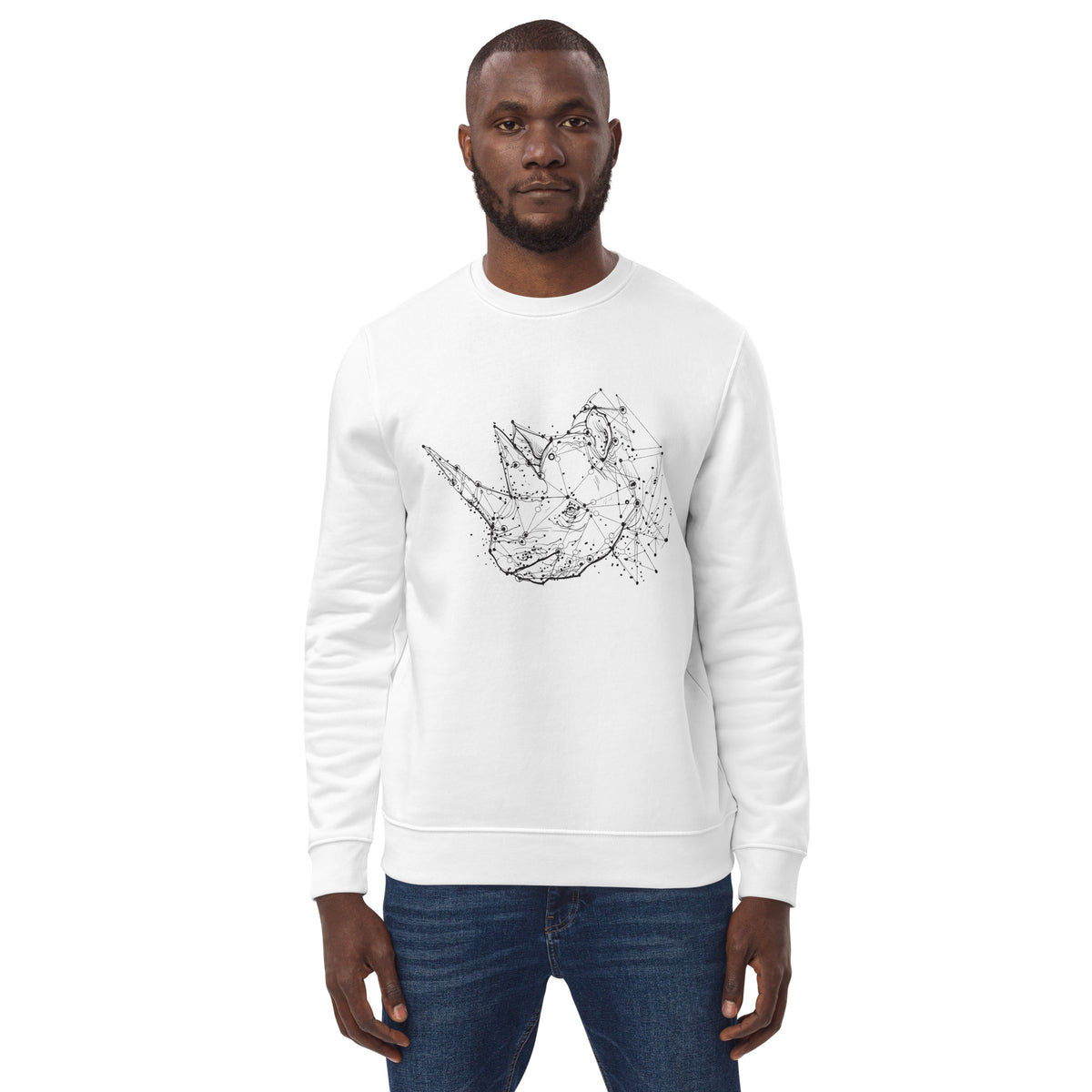 Unisex Rhino Gold Star Sweatshirt - Adult