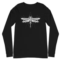 Unisex Dragonfly Silver Star Long-Sleeve - Adult