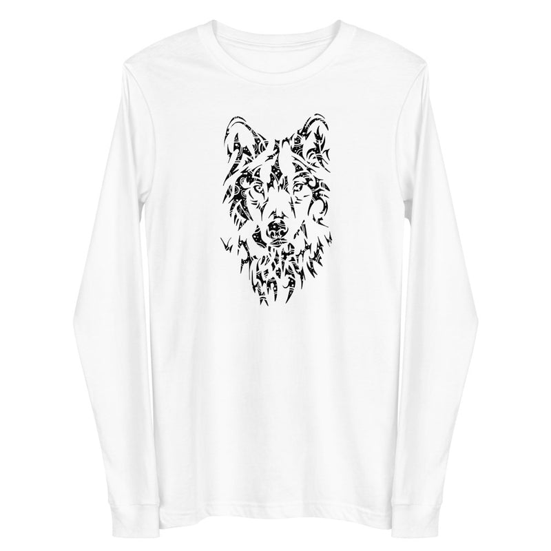 Unisex Wolf Silver Star Long-Sleeve - Adult