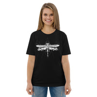 Unisex Dragonfly Gold Star T-Shirt - Adult