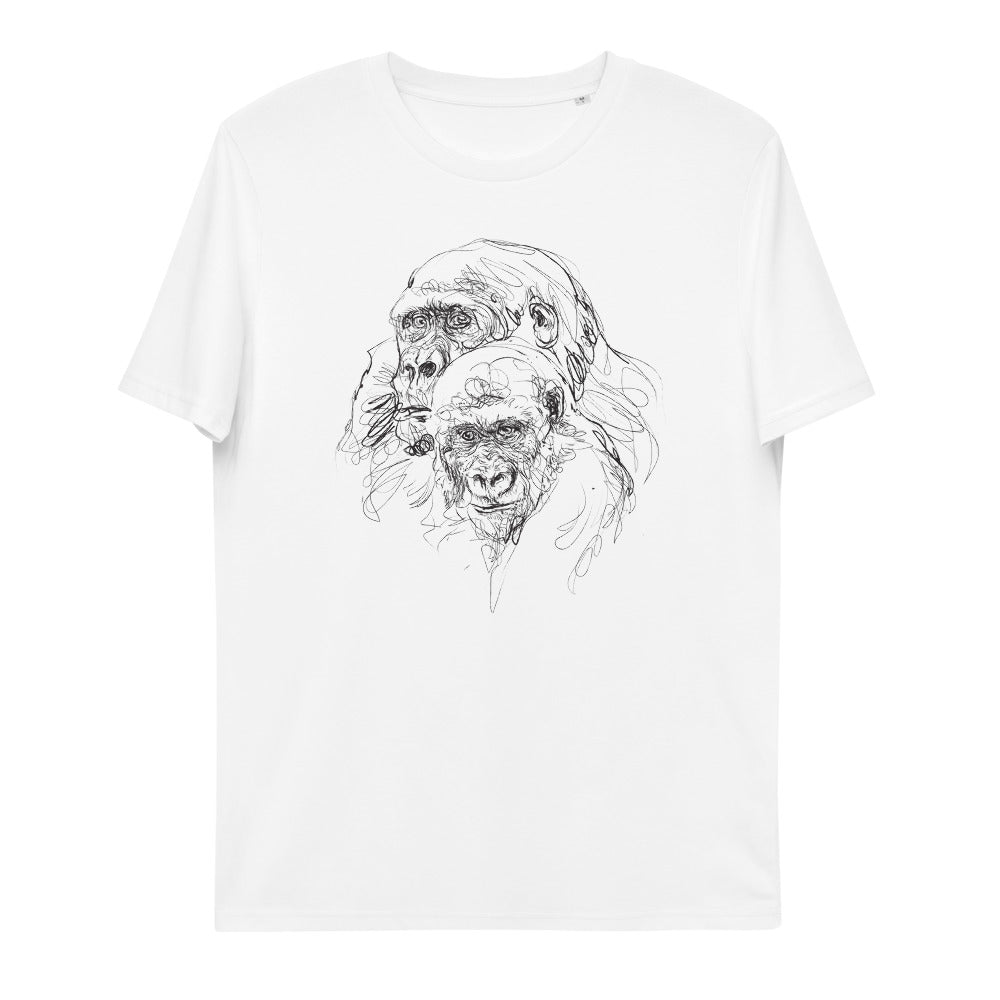 Unisex Gorilla Gold Star T-Shirt - Adult