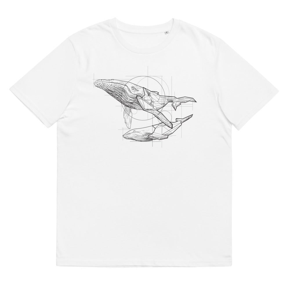Unisex Whale Gold Star T-Shirt - Adult