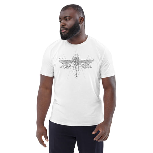 Unisex Dragonfly Gold Star T-Shirt - Adult