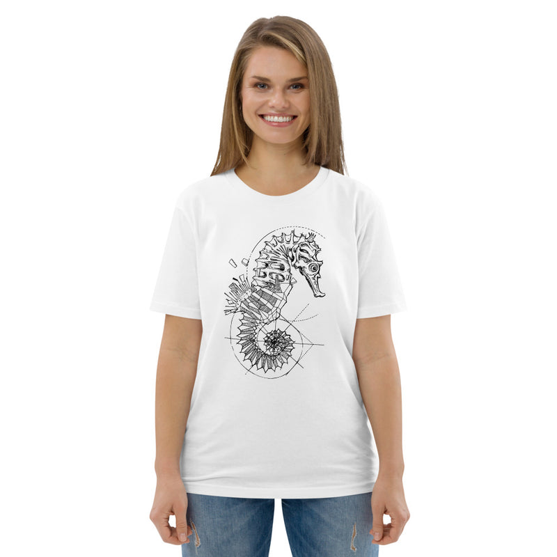 Unisex Seahorse Gold Star T-Shirt - Adult