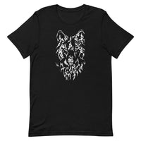 Unisex Wolf Silver Star T-Shirt - Adult