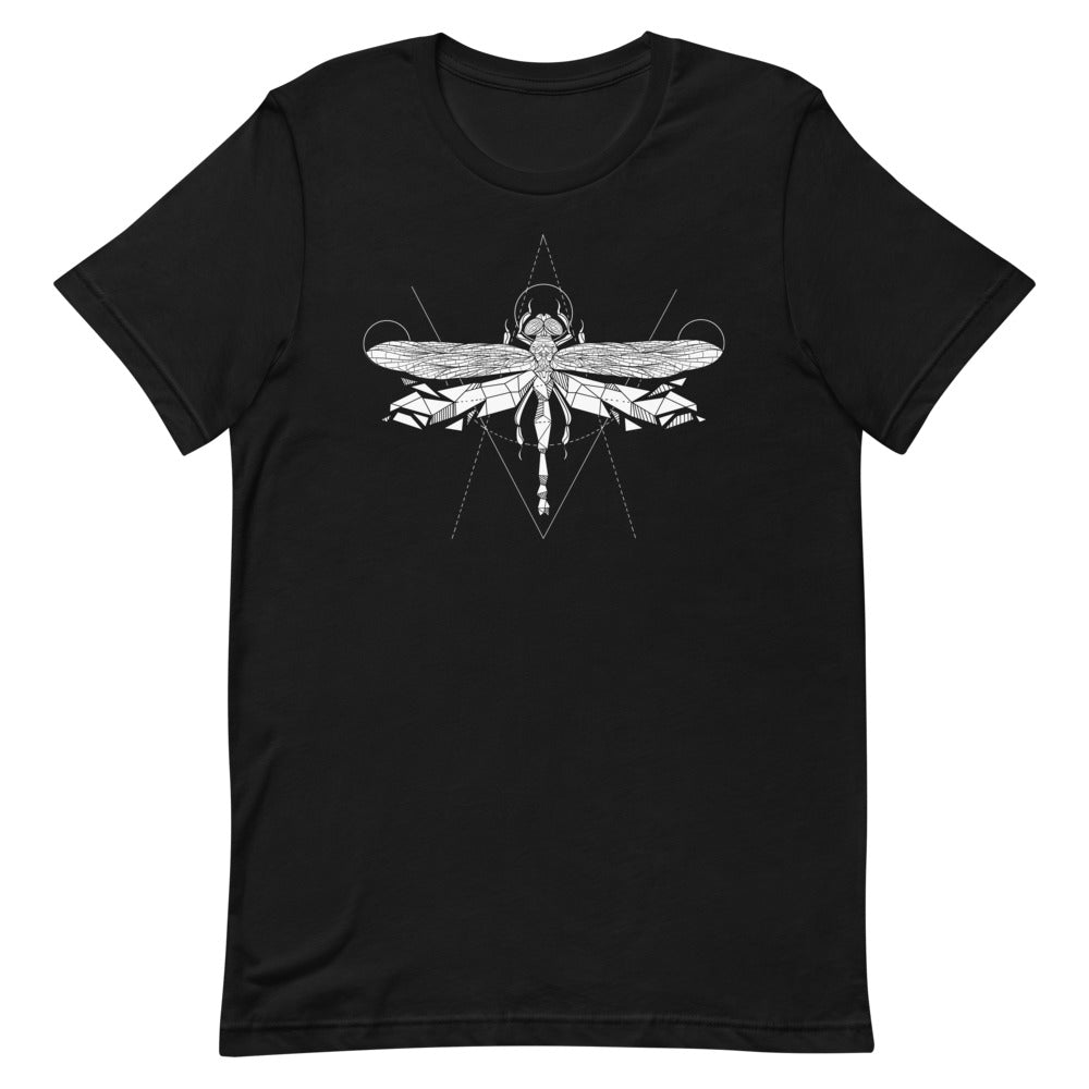Unisex Dragonfly Silver Star T-Shirt - Adult