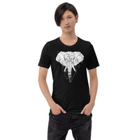 Unisex Elephant Silver Star T-Shirt - Adult