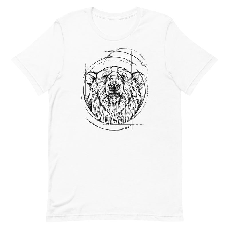 Unisex Polar Bear Silver Star T-Shirt - Adult