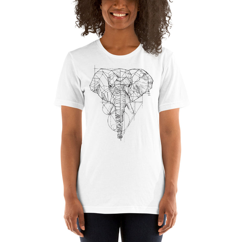 Unisex Elephant Silver Star T-Shirt - Adult