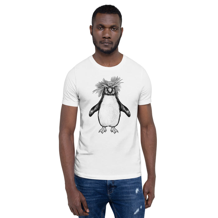 Unisex Penguin Silver Star T-Shirt - Adult