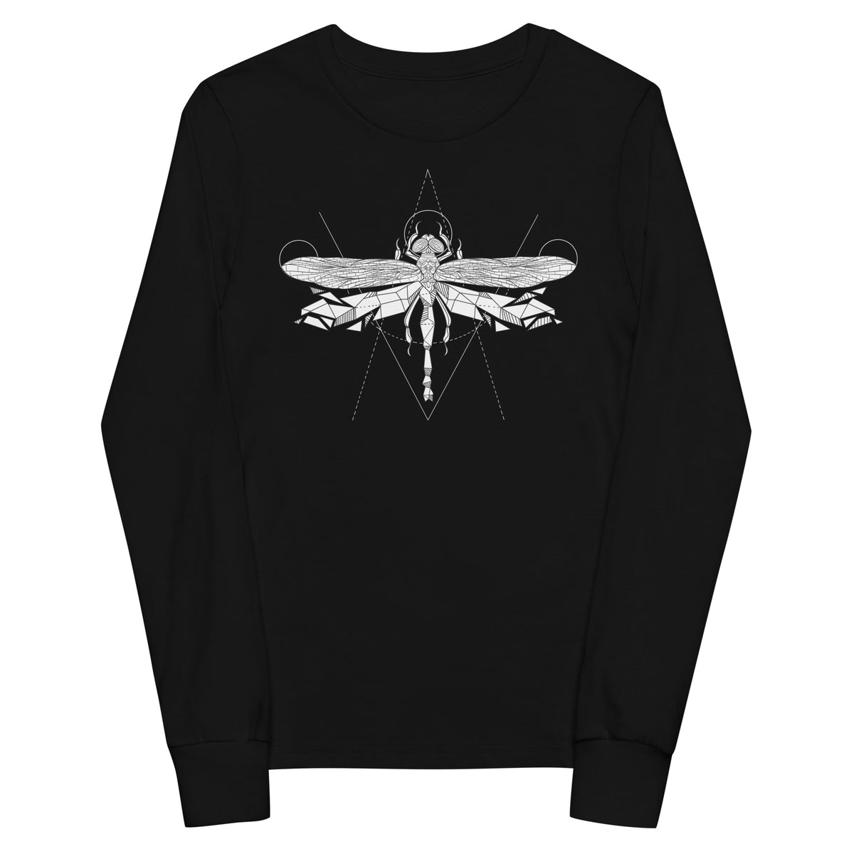Unisex Dragonfly Silver Star Long-Sleeve - Youth