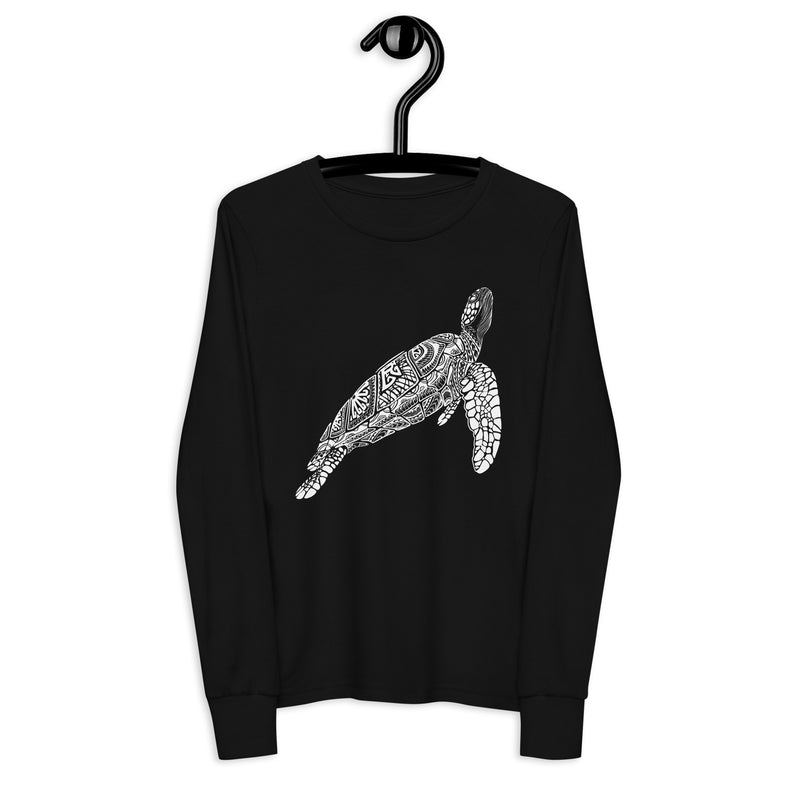 Unisex Turtle Silver Star Long-Sleeve - Youth