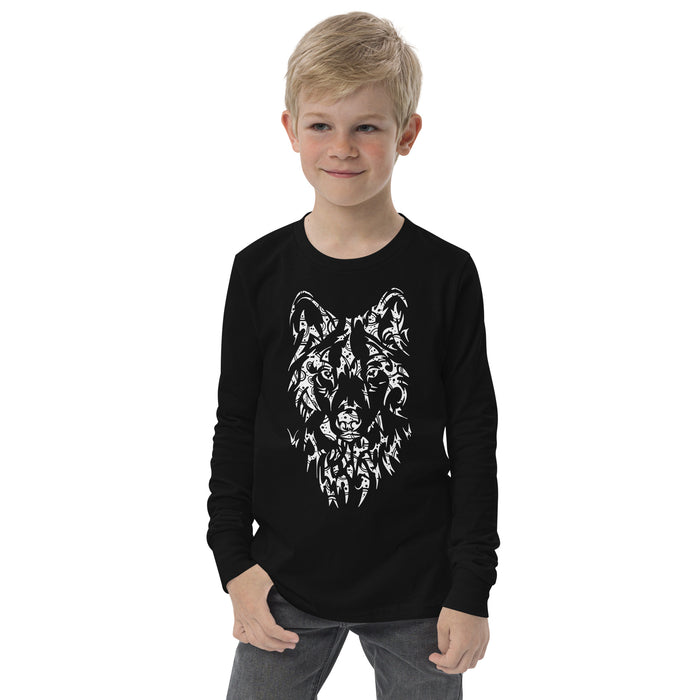 Unisex Wolf Silver Star Long-Sleeve - Youth