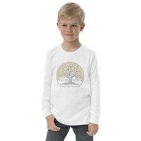 The Mallorn Project® Colour Logo Unisex Silver Star Long-Sleeve - Youth