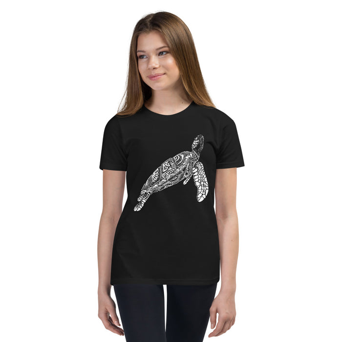 Unisex Turtle Silver Star T-Shirt - Youth