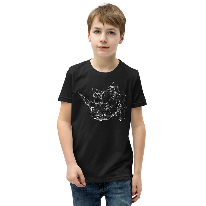 Unisex Rhino Silver Star T-Shirt - Youth