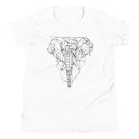 Unisex Elephant Silver Star T-Shirt - Youth