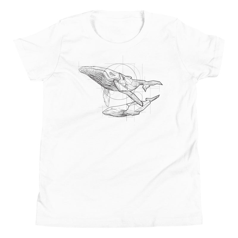 Unisex Whale Silver Star T-Shirt - Youth