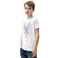Unisex Owl Silver Star T-Shirt - Youth